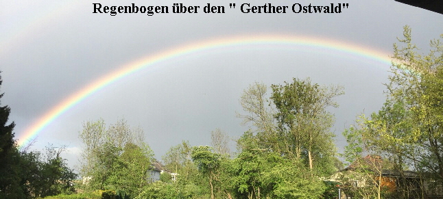 Regenbogen Garten geschnitten 